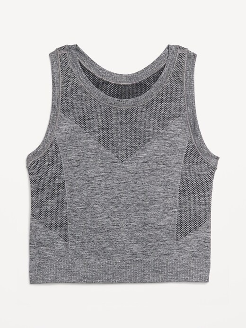 Women’s Old Navy Active Grey Seamless Crop Tank- small